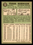 1967 Topps Baseball #100 Frank Robinson Orioles VG-EX 539809