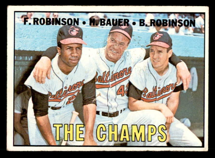 1967 Topps Baseball #001 Brooks Robinson Frank Robinson VG-EX 539813