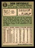 1967 Topps Baseball #055 Don Drysdale Dodgers VG-EX 539818