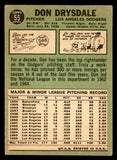 1967 Topps Baseball #055 Don Drysdale Dodgers VG-EX 539820