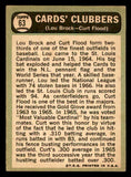 1967 Topps Baseball #063 Lou Brock Curt Flood VG-EX 539824