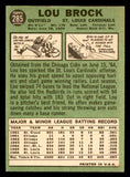 1967 Topps Baseball #285 Lou Brock Cardinals EX-MT 539827