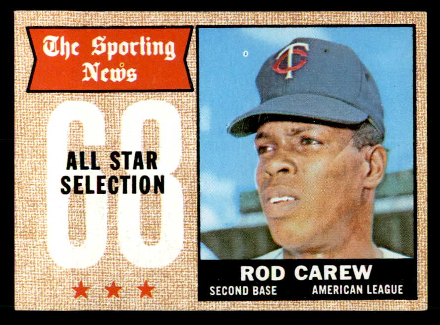 1968 Topps Baseball #363 Rod Carew A.S. Twins EX-MT 539835