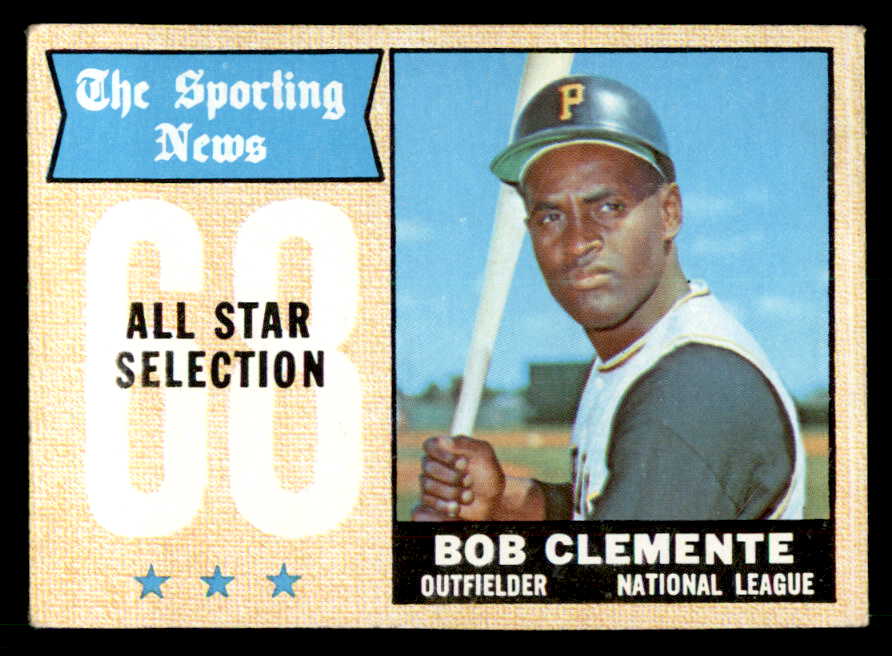 1968 Topps Baseball #374 Roberto Clemente A.S. Pirates VG-EX 539837