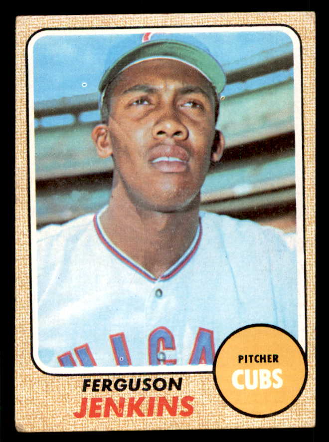 1968 Topps Baseball #410 Fergie Jenkins Cubs EX-MT 539838