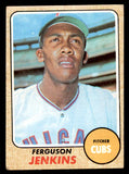1968 Topps Baseball #410 Fergie Jenkins Cubs EX-MT 539838
