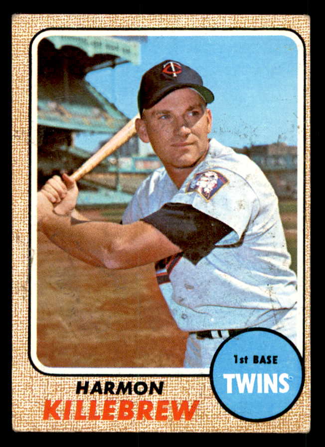 1968 Topps Baseball #220 Harmon Killebrew Twins VG-EX 539841