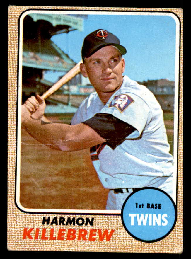 1968 Topps Baseball #220 Harmon Killebrew Twins VG-EX 539843