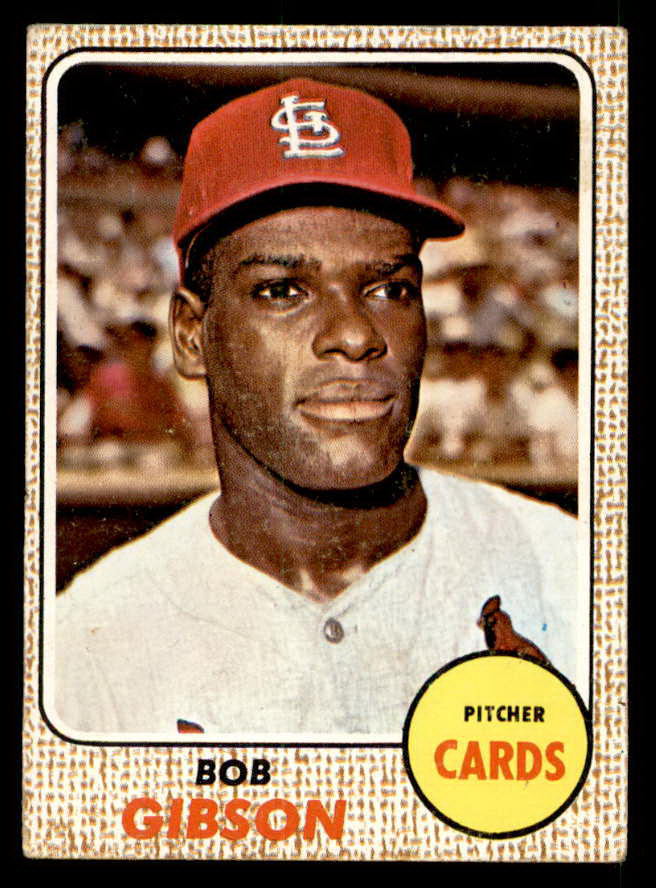 1968 Topps Baseball #100 Bob Gibson Cardinals VG-EX 539848