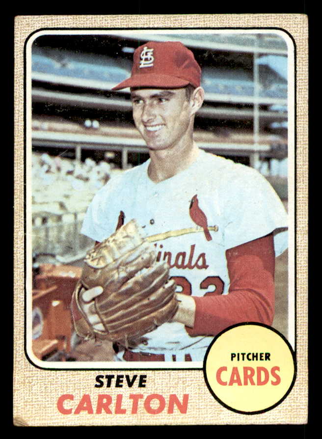 1968 Topps Baseball #408 Steve Carlton Cardinals VG-EX 539854
