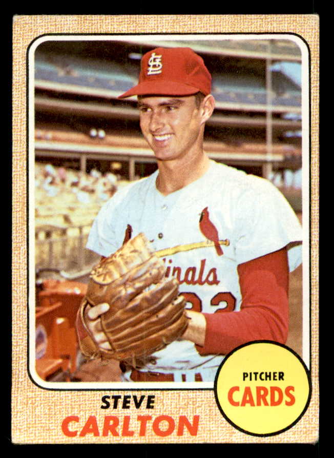 1968 Topps Baseball #408 Steve Carlton Cardinals VG-EX 539855