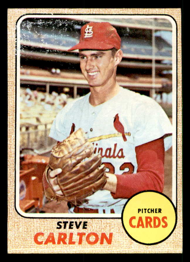 1968 Topps Baseball #408 Steve Carlton Cardinals VG-EX 539856