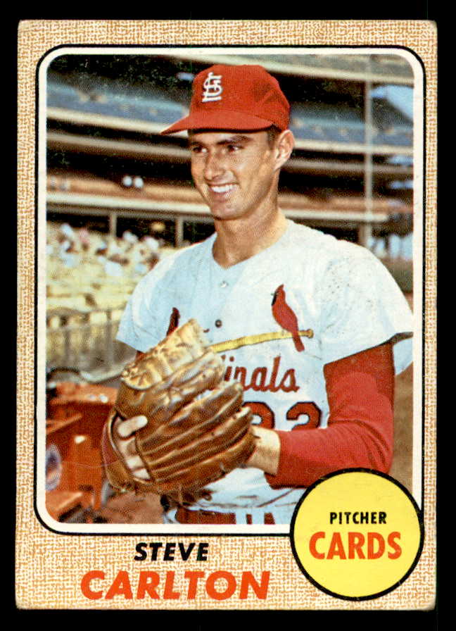 1968 Topps Baseball #408 Steve Carlton Cardinals VG-EX 539857