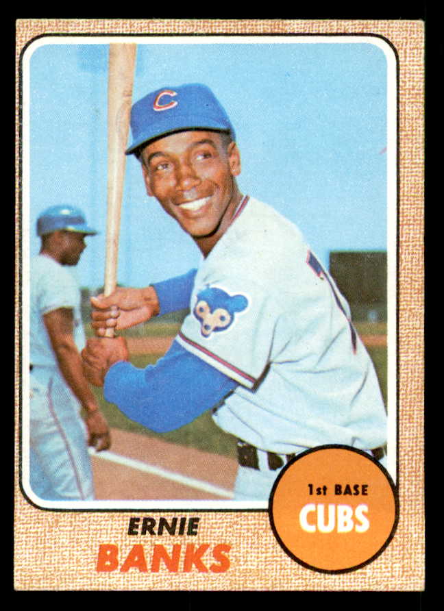 1968 Topps Baseball #355 Ernie Banks Cubs VG-EX 539861