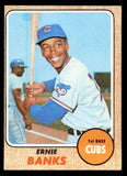1968 Topps Baseball #355 Ernie Banks Cubs VG-EX 539861