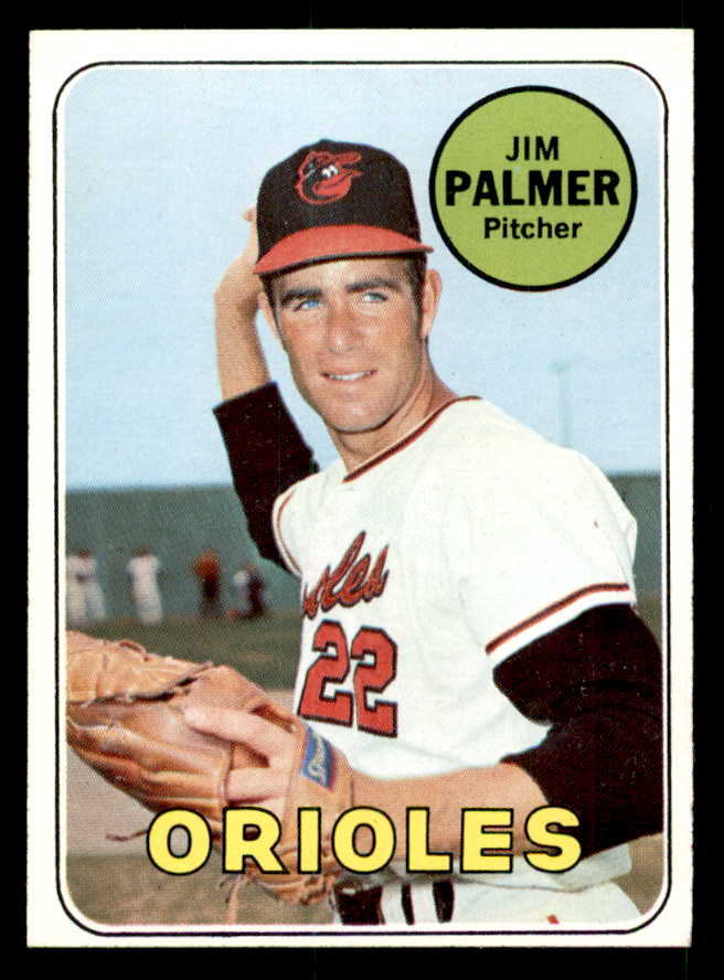 1969 Topps Baseball #573 Jim Palmer Orioles EX-MT 539865