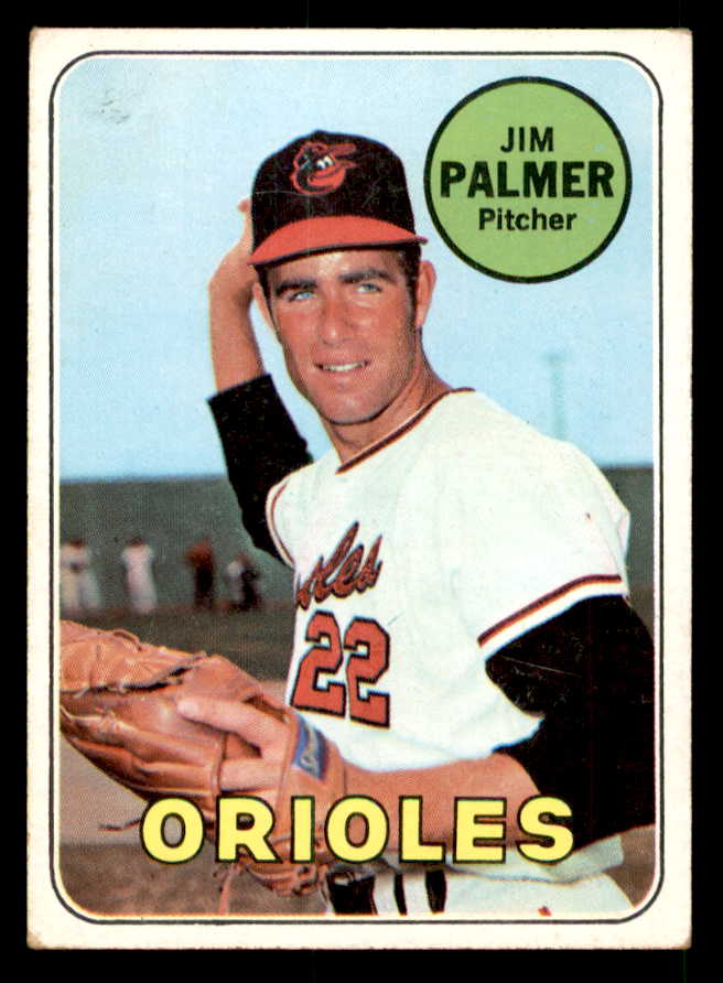 1969 Topps Baseball #573 Jim Palmer Orioles VG-EX 539866