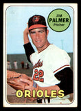 1969 Topps Baseball #573 Jim Palmer Orioles VG-EX 539866