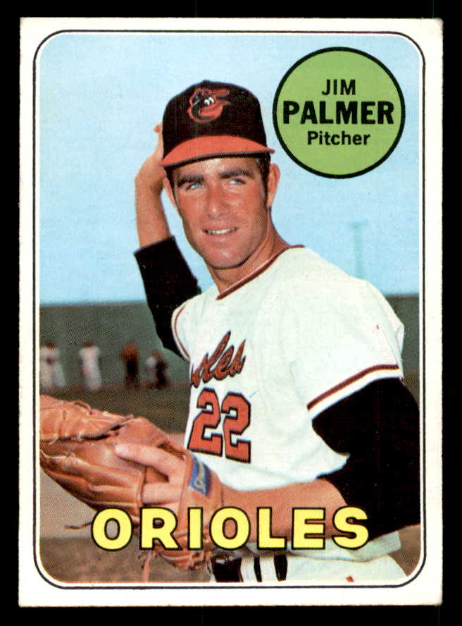 1969 Topps Baseball #573 Jim Palmer Orioles VG-EX 539867