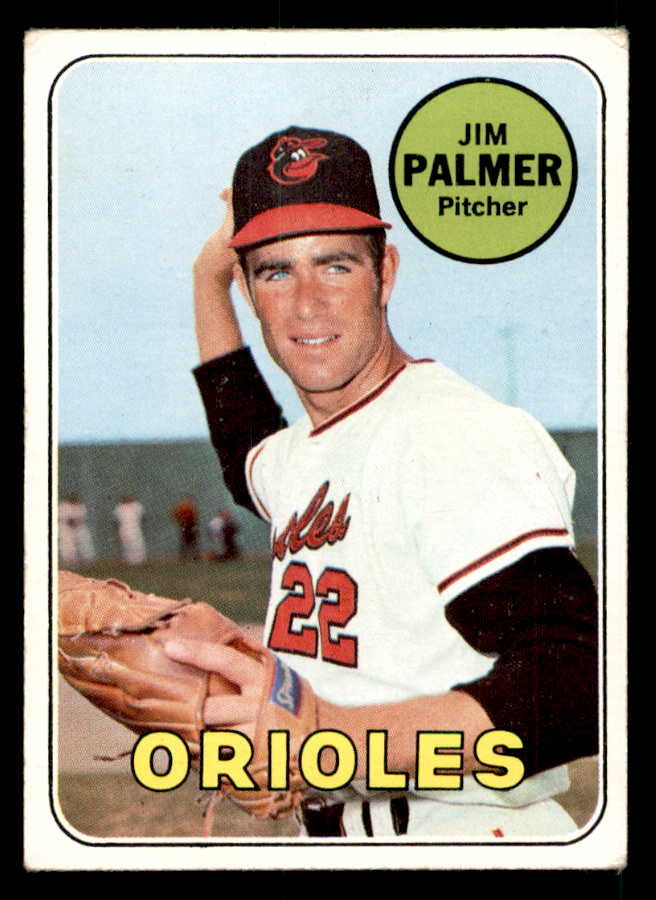 1969 Topps Baseball #573 Jim Palmer Orioles VG-EX 539868