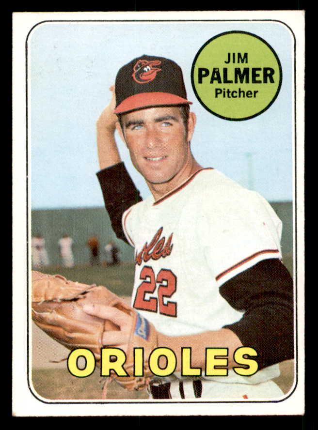 1969 Topps Baseball #573 Jim Palmer Orioles EX-MT 539869