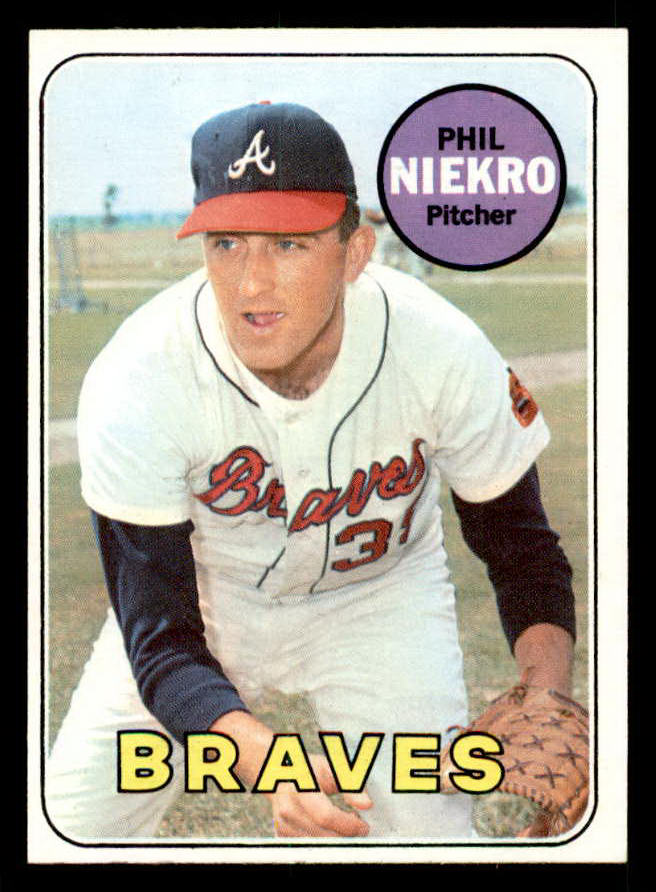 1969 Topps Baseball #355 Phil Niekro Braves EX-MT 539874