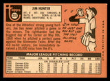 1969 Topps Baseball #235 Catfish Hunter A's EX-MT 539888