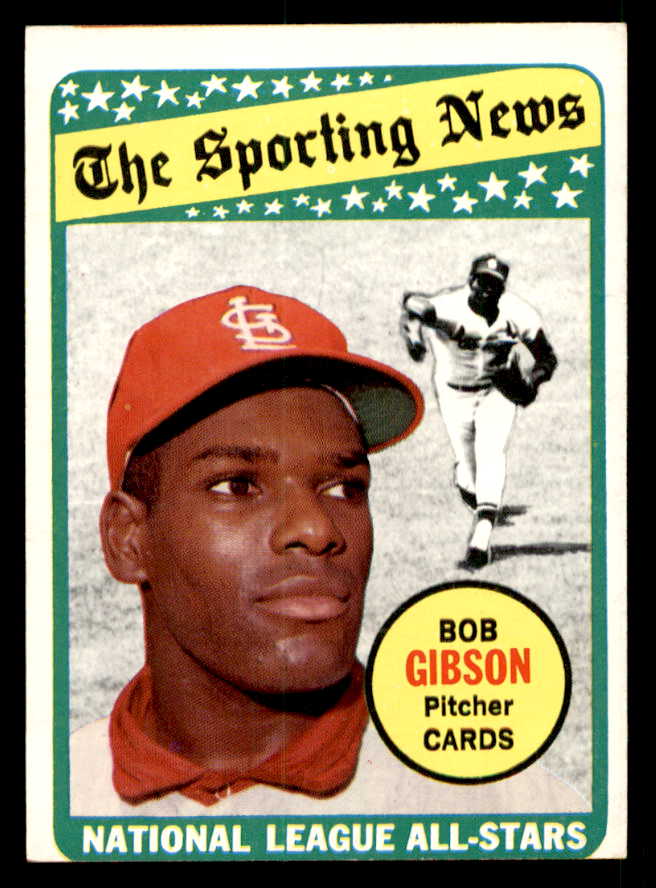 1969 Topps Baseball #432 Bob Gibson A.S. Cardinals VG-EX 539889