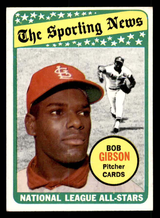 1969 Topps Baseball #432 Bob Gibson A.S. Cardinals EX-MT 539890