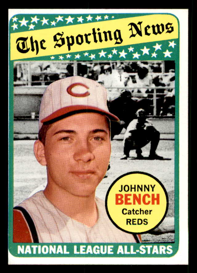 1969 Topps Baseball #430 Johnny Bench A.S. Reds Good trimmed 539891