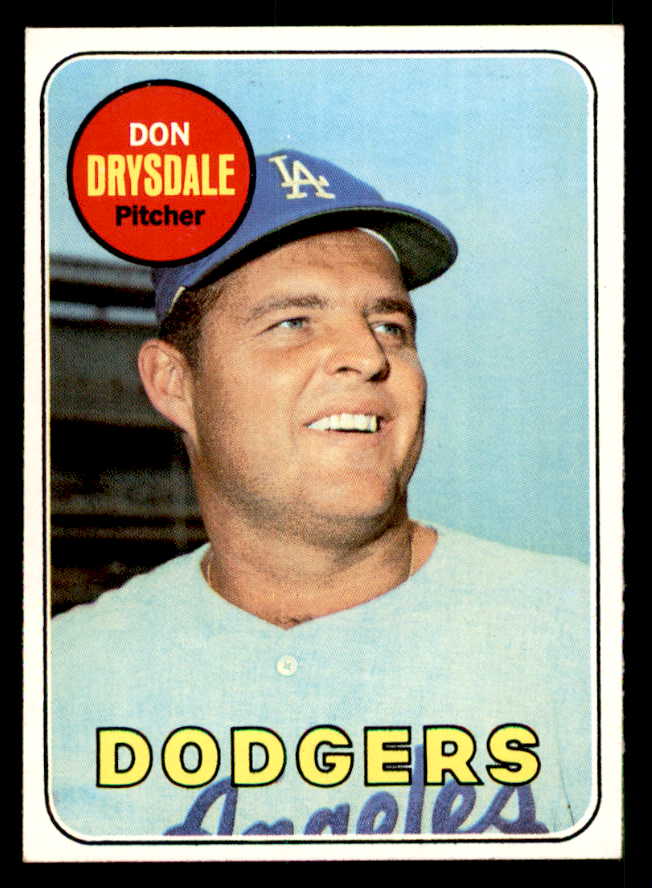 1969 Topps Baseball #400 Don Drysdale Dodgers EX-MT 539899