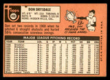 1969 Topps Baseball #400 Don Drysdale Dodgers VG-EX 539900