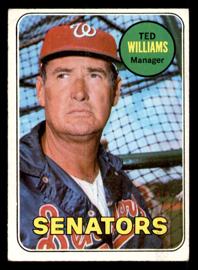 1969 Topps Baseball #650 Ted Williams Senators VG-EX 539910
