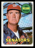 1969 Topps Baseball #650 Ted Williams Senators VG-EX 539910