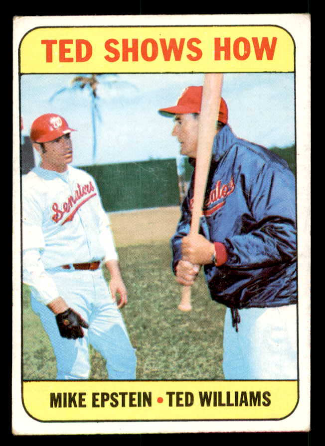 1969 Topps Baseball #539 Ted Williams Mike Epstein VG-EX 539912