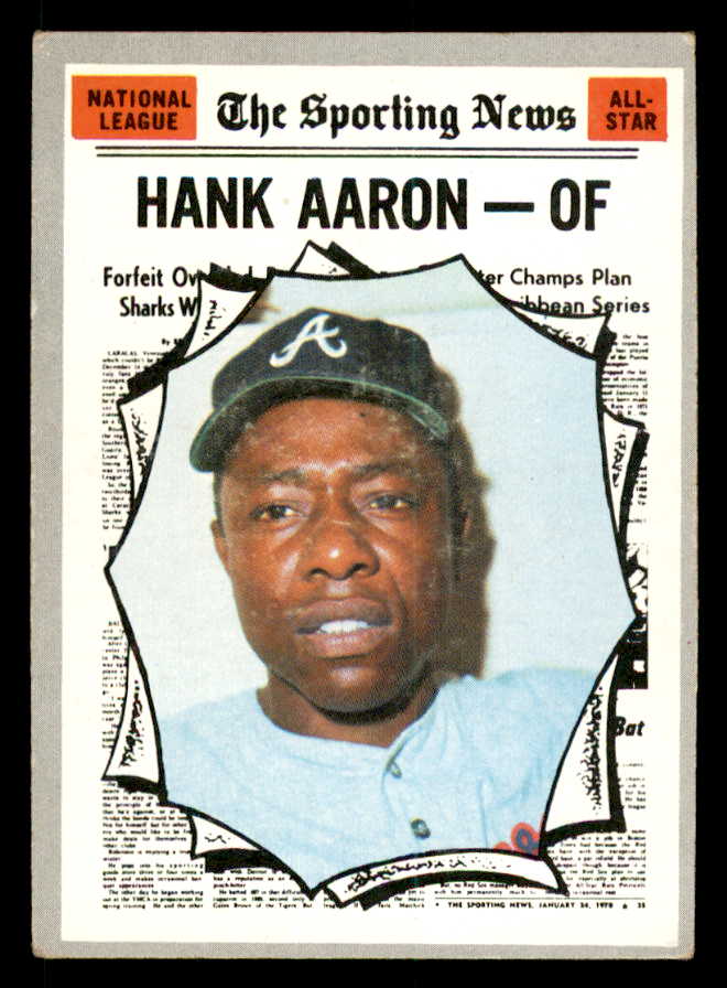 1970 Topps Baseball #462 Hank Aaron A.S. Braves VG-EX 539925