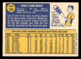 1970 Topps Baseball #330 Lou Brock Cardinals VG-EX 539933