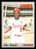 1970 Topps Baseball #330 Lou Brock Cardinals EX-MT 539935