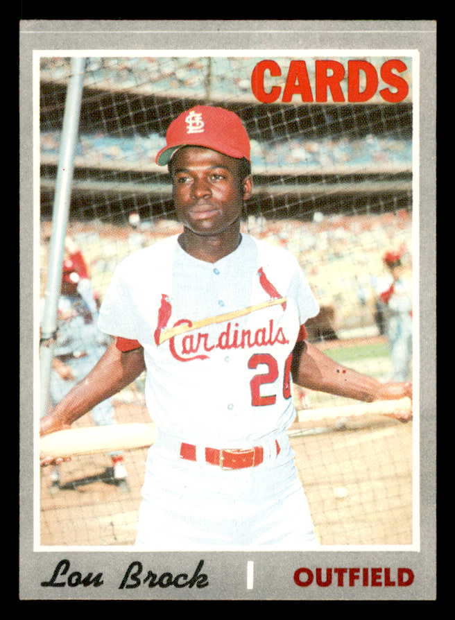 1970 Topps Baseball #330 Lou Brock Cardinals NR-MT 539936