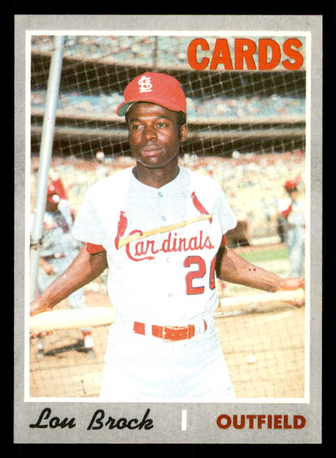 1970 Topps Baseball #330 Lou Brock Cardinals NR-MT 539937
