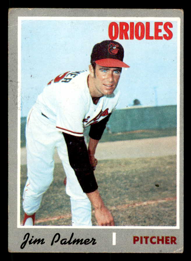 1970 Topps Baseball #449 Jim Palmer Orioles VG-EX 539952