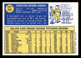 1970 Topps Baseball #240 Fergie Jenkins Cubs NR-MT 539966