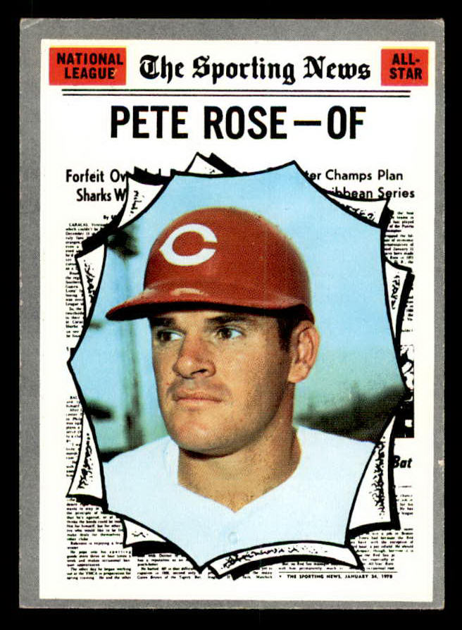 1970 Topps Baseball #458 Pete Rose A.S. Reds VG-EX 539982