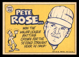 1970 Topps Baseball #458 Pete Rose A.S. Reds VG-EX 539982