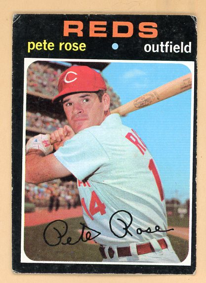 1971 Topps Baseball #100 Pete Rose Reds VG-EX 539991