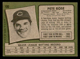 1971 Topps Baseball #100 Pete Rose Reds VG-EX 539991