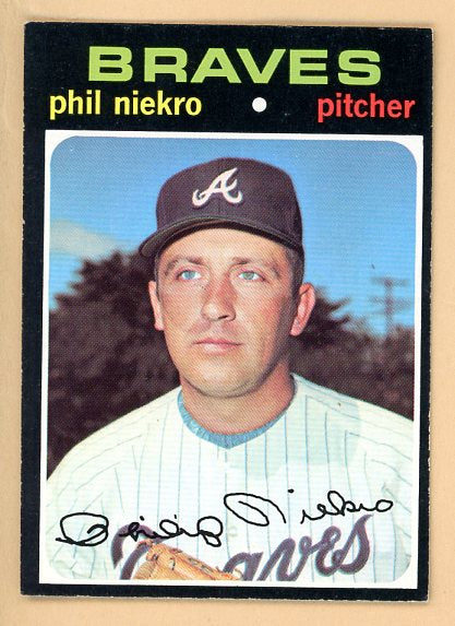 1971 Topps Baseball #030 Phil Niekro Braves EX-MT 539996