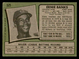 1971 Topps Baseball #525 Ernie Banks Cubs VG-EX 540001