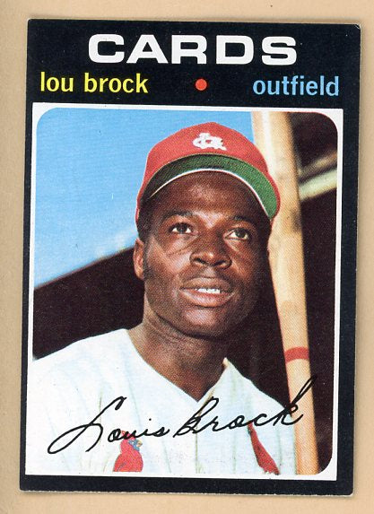 1971 Topps Baseball #625 Lou Brock Cardinals EX-MT 540002