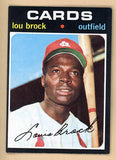 1971 Topps Baseball #625 Lou Brock Cardinals EX-MT 540002